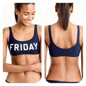 J.Crew/JCrew Friday Sports Bikini Top Medium